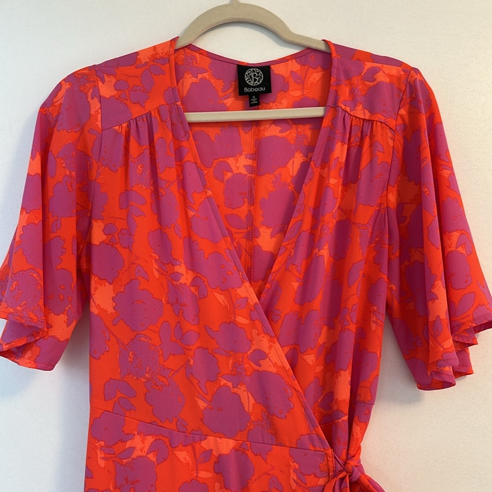 Nordstrom Bobeau Orna midi wrap dress - Picture 6 of 14